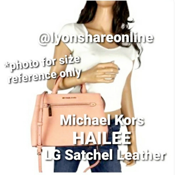 NEW 💯 Michael Kors Hailee Satchel In Fawn - Picture 9 of 16